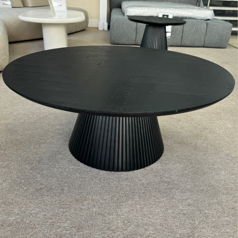 VISGRAAT BLACK COFFEE TABLE SET